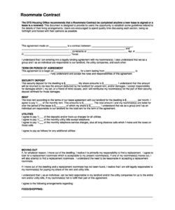 Free Printable Voluntary Move Out Agreement Template Word Sample