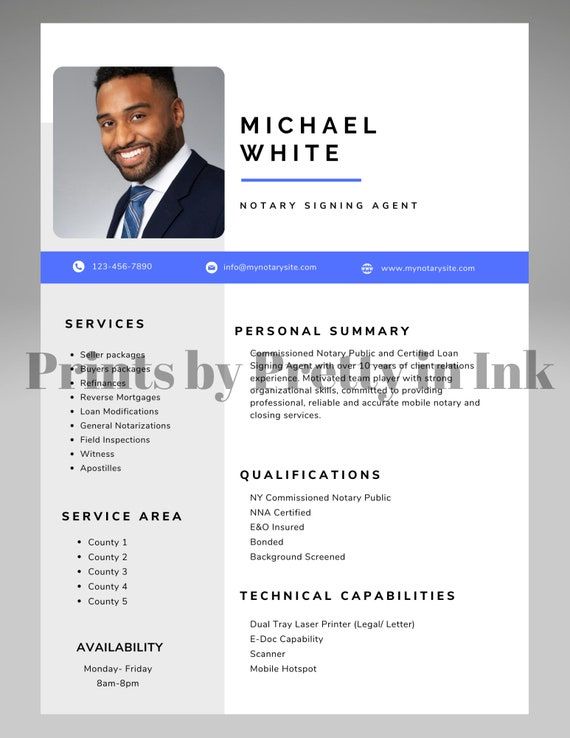 loan-signing-agent-resume-template